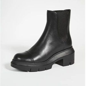 Stuart Weitzman Norah Lug Sole Boots, 38, Size 8